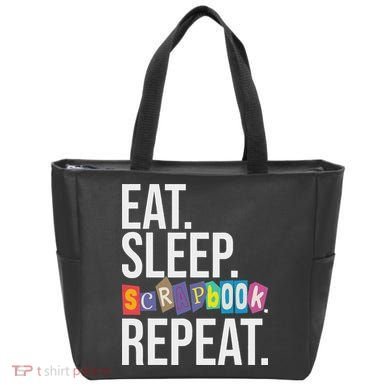 Eat Sleep Scrapbook Repeat Scrapbooker Scrapbooking Lover Tote Bag