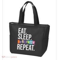 Eat Sleep Scrapbook Repeat Scrapbooker Scrapbooking Lover Tote Bag thumb 3