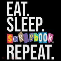 Eat Sleep Scrapbook Repeat Scrapbooker Scrapbooking Lover Tote Bag thumb 4