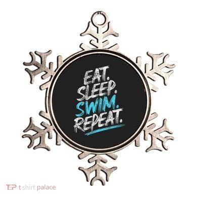 Eat Sleep Swim Repeat Swimming Ornament