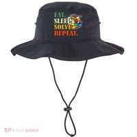 Eat Sleep Solve Repeat Math Speed Cubing Puzzle Lover Cube Bucket Hat thumb 0