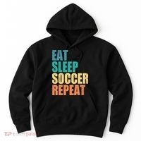Eat Sleep Soccer Repeat Hoodie thumb 0