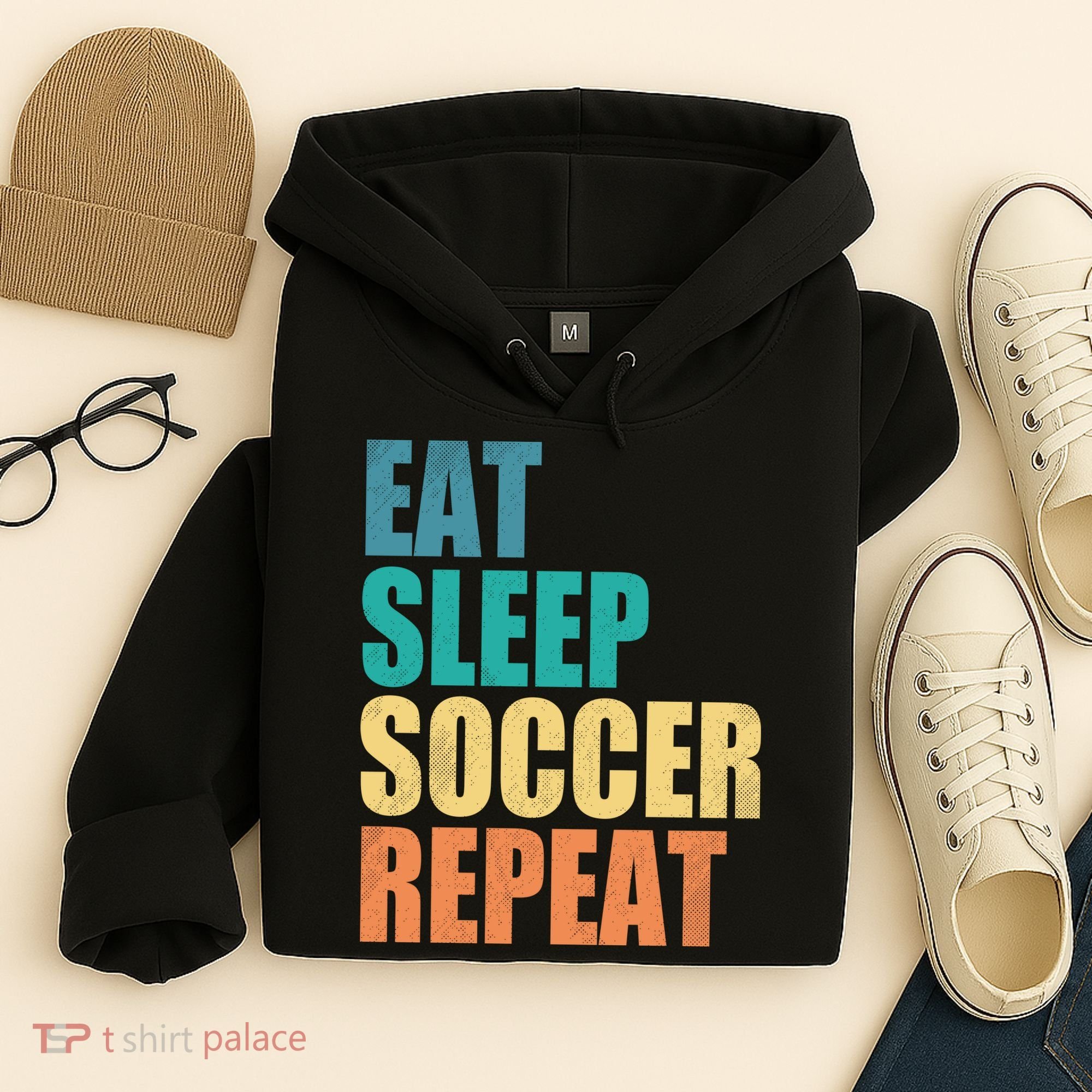 Eat Sleep Soccer Repeat Hoodie