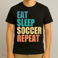 Eat Sleep Soccer Repeat T-Shirt thumb 3