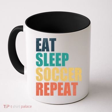 Eat Sleep Soccer Repeat Coffee Mug