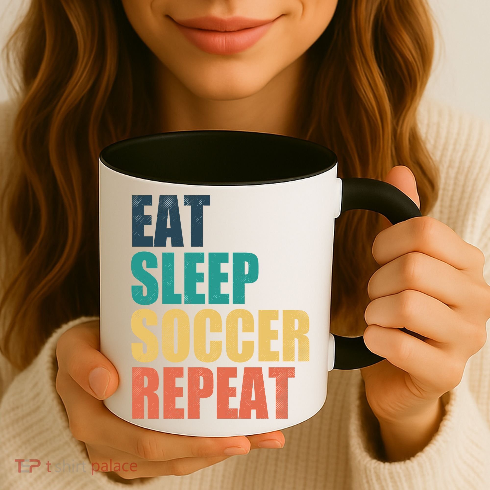 Eat Sleep Soccer Repeat Coffee Mug