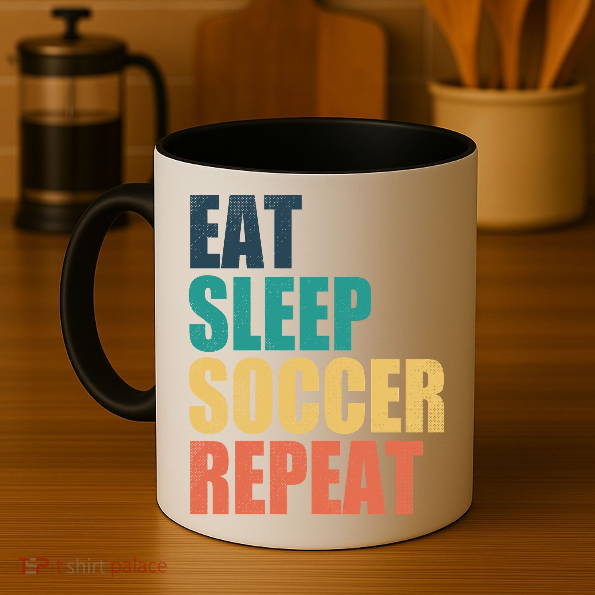 Eat Sleep Soccer Repeat Coffee Mug
