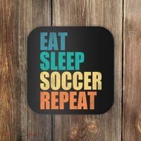 Eat Sleep Soccer Repeat Coaster thumb 0