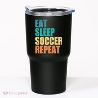 Eat Sleep Soccer Repeat Tumbler thumb 0