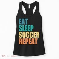 Eat Sleep Soccer Repeat Women's Tank Top thumb 0