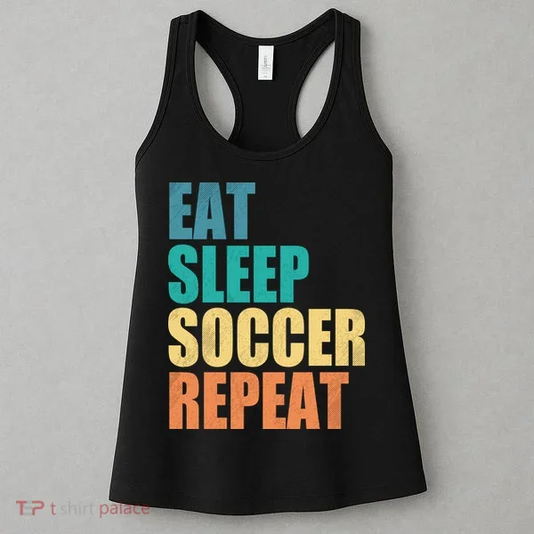 Eat Sleep Soccer Repeat Women's Tank Top
