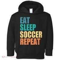 Eat Sleep Soccer Repeat Toddler Hoodie thumb 0