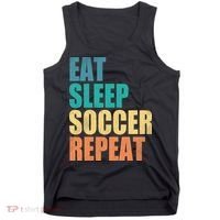 Eat Sleep Soccer Repeat Tank Top thumb 0
