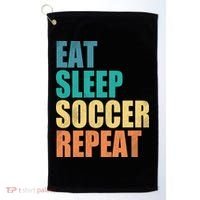 Eat Sleep Soccer Repeat Golf Towel thumb 0