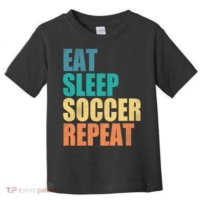 Eat Sleep Soccer Repeat Toddler T-Shirt