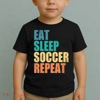 Eat Sleep Soccer Repeat Toddler T-Shirt thumb 2