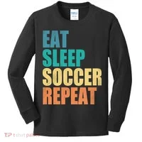 Eat Sleep Soccer Repeat Kids Long Sleeve Shirt thumb 0