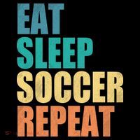 Eat Sleep Soccer Repeat Kids T-Shirt thumb 4