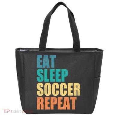 Eat Sleep Soccer Repeat Tote Bag