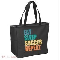 Eat Sleep Soccer Repeat Tote Bag thumb 2
