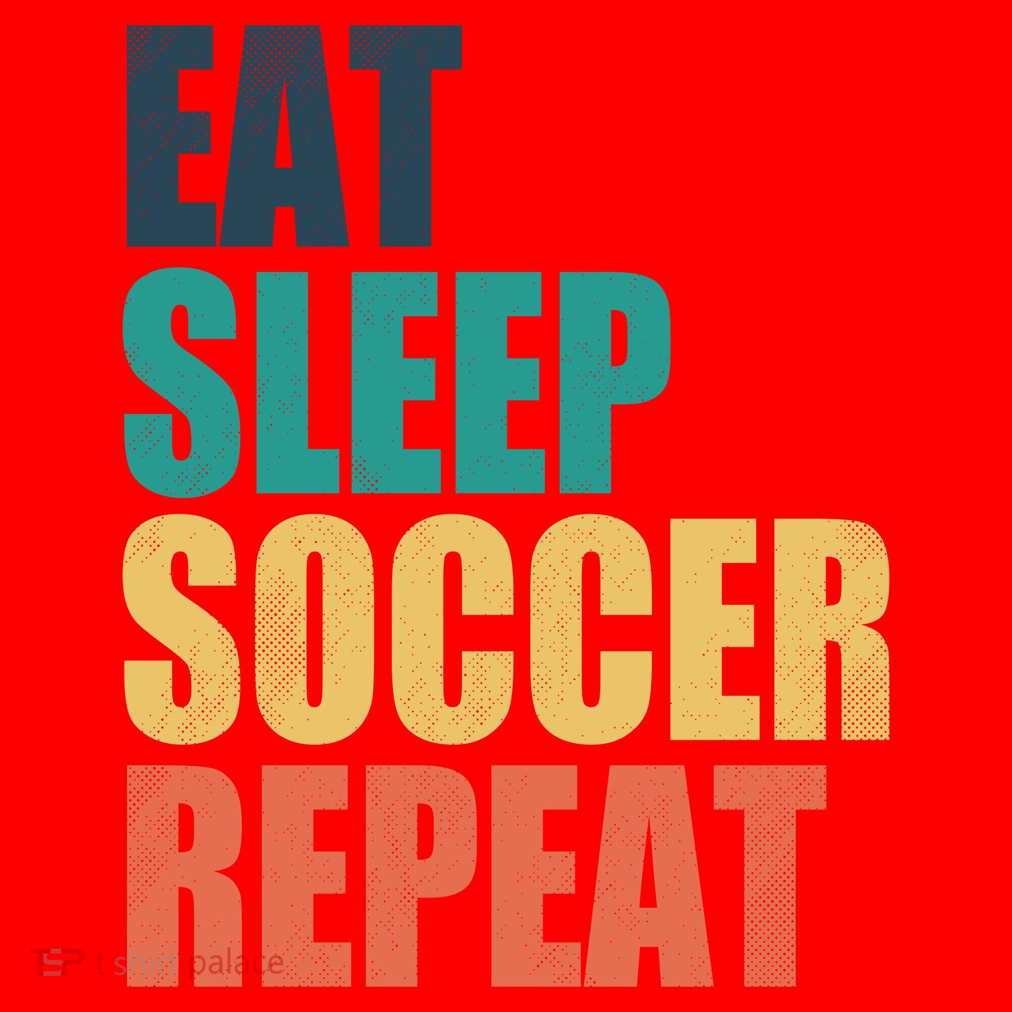 Eat Sleep Soccer Repeat Santa Hat