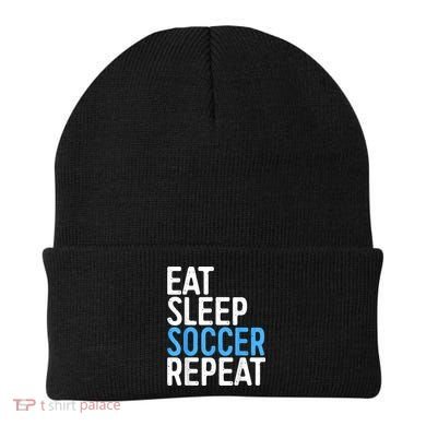 Eat Sleep Soccer Repeat Beanie