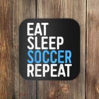 Eat Sleep Soccer Repeat Coaster thumb 0