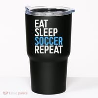 Eat Sleep Soccer Repeat Tumbler thumb 0
