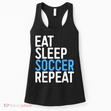 Eat Sleep Soccer Repeat Women's Tank Top