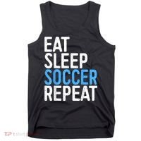 Eat Sleep Soccer Repeat Tank Top thumb 0