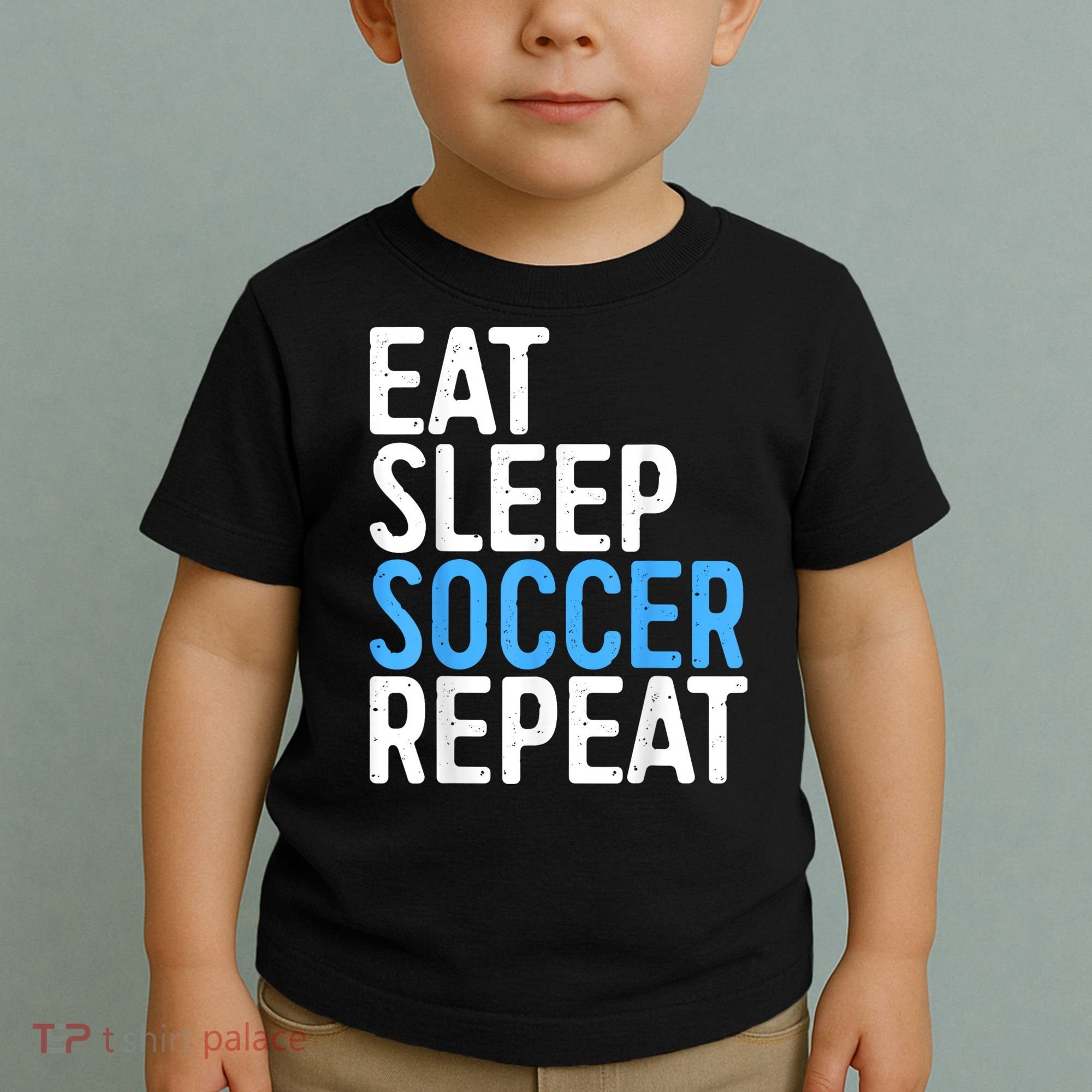 Eat Sleep Soccer Repeat Toddler T-Shirt