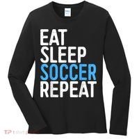Eat Sleep Soccer Repeat Women's Long Sleeve Shirt thumb 0