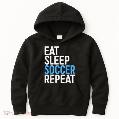 Eat Sleep Soccer Repeat Kids Hoodie