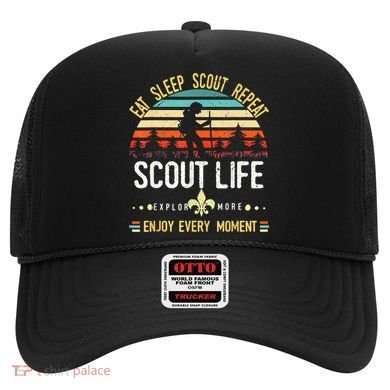 Eat Sleep Scout Repeat Vintage Scouting Scout Life Hat