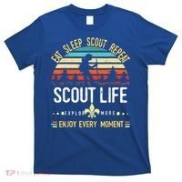 Eat Sleep Scout Repeat Vintage Scouting Scout Life T-Shirt thumb 0