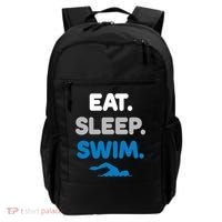 Eat Sleep Swim Swimming Sports Swimmer Athlete Gift Backpack thumb 0