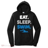 Eat Sleep Swim Swimming Sports Swimmer Athlete Gift Women's Hoodie thumb 0