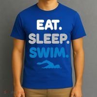 Eat Sleep Swim Swimming Sports Swimmer Athlete Gift T-Shirt thumb 3