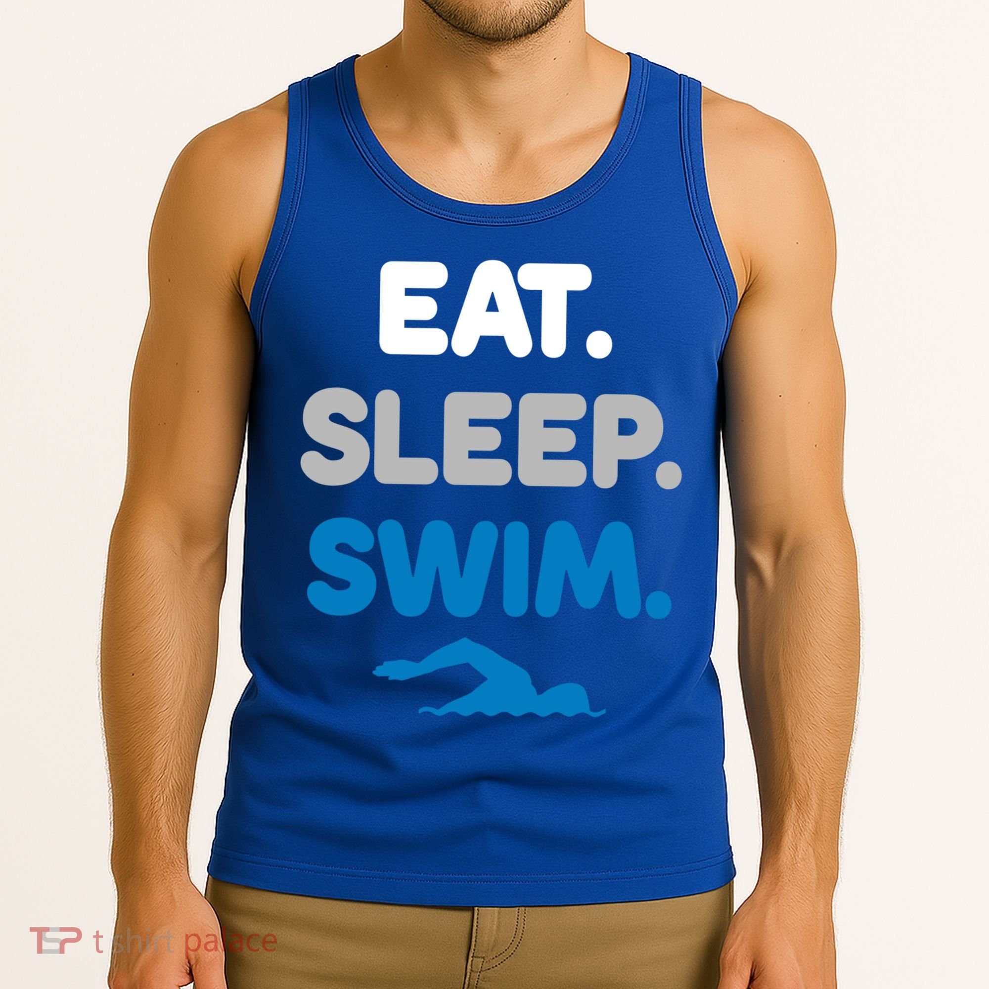 Eat Sleep Swim Swimming Sports Swimmer Athlete Gift Tank Top