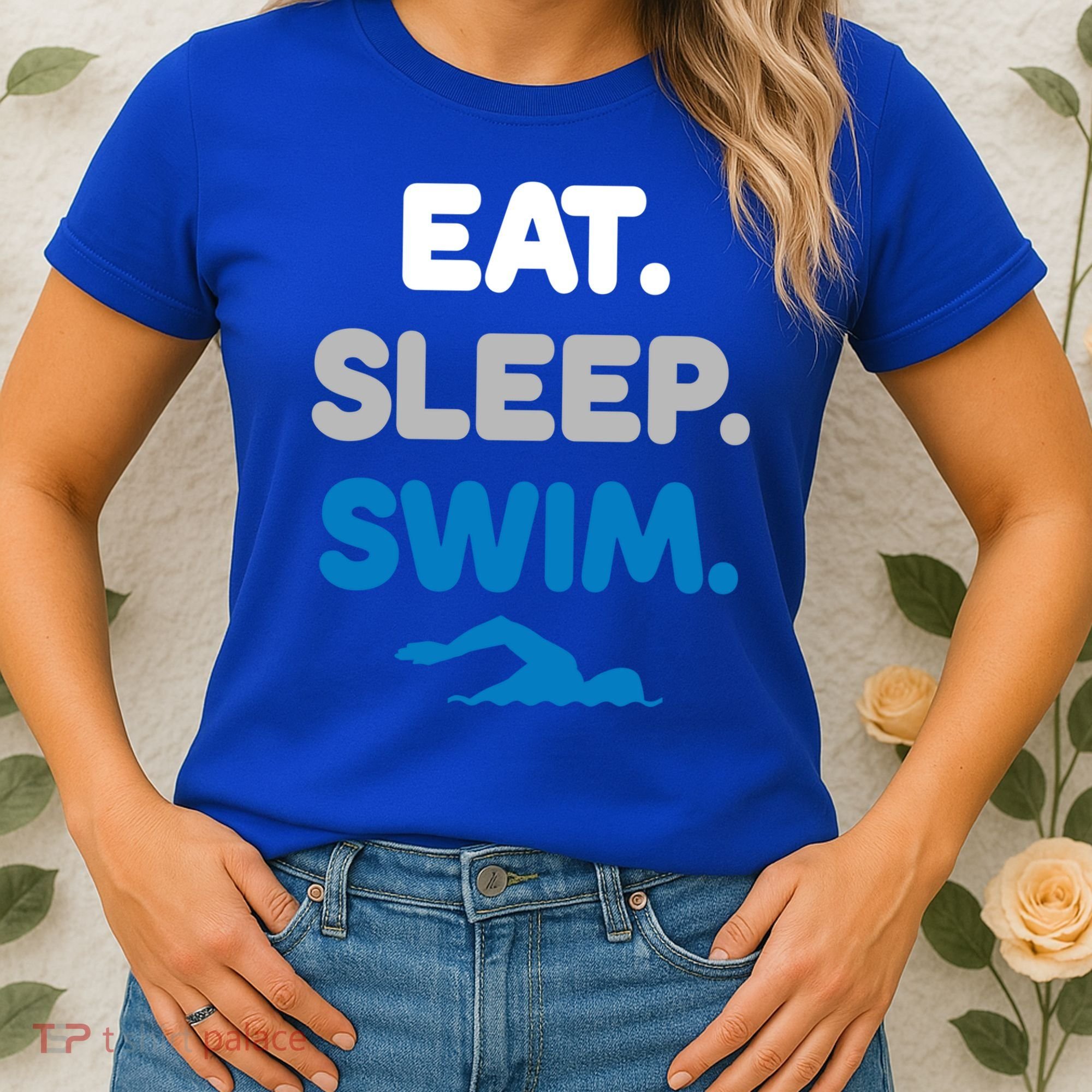 Eat Sleep Swim Swimming Sports Swimmer Athlete Gift Women's T-Shirt