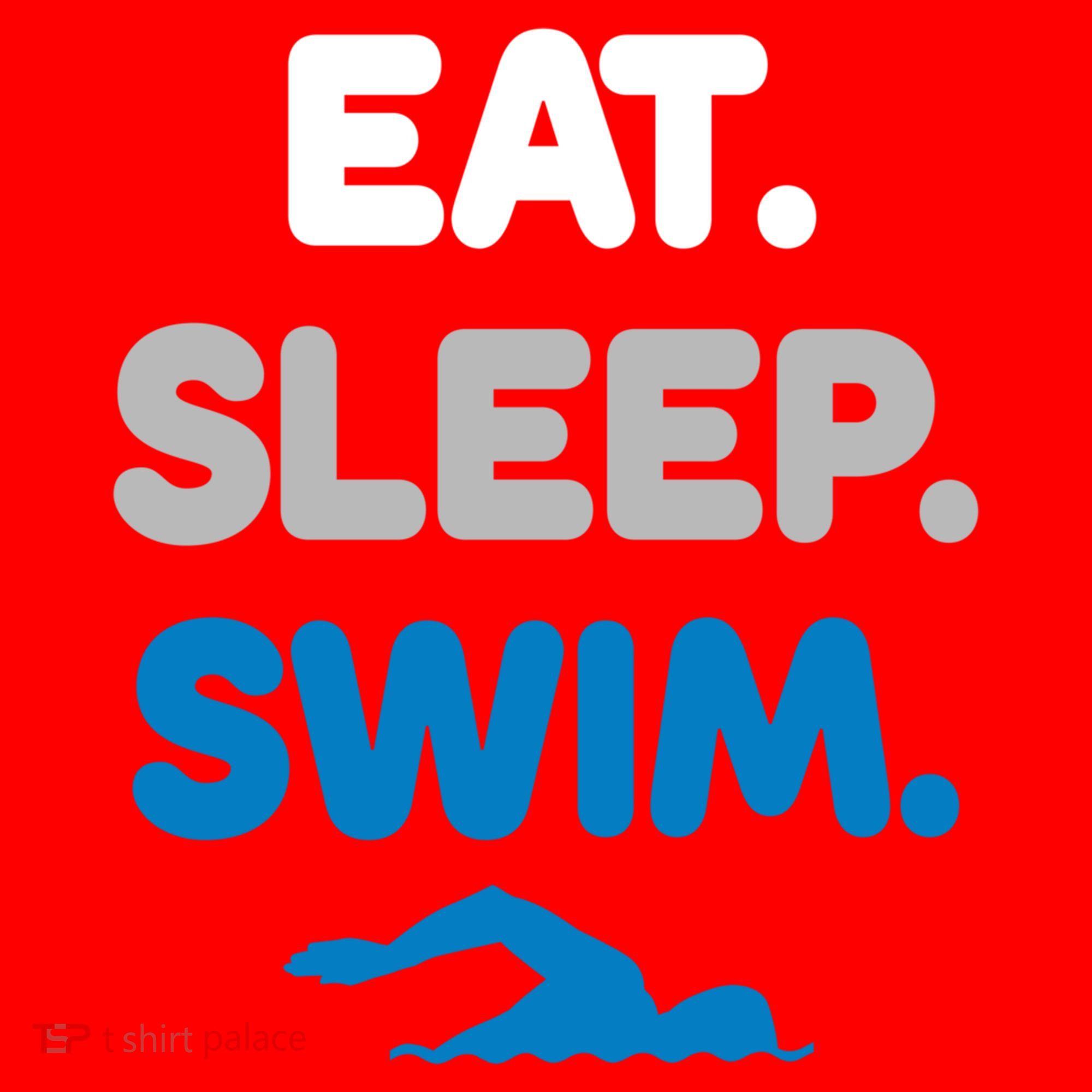Eat Sleep Swim Swimming Sports Swimmer Athlete Gift Santa Hat