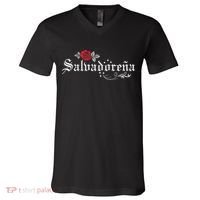 El Salvador SalvadoreñA V-Neck T-Shirt thumb 0