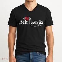 El Salvador SalvadoreñA V-Neck T-Shirt thumb 2