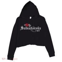 El Salvador SalvadoreñA Crop Fleece Hoodie thumb 0