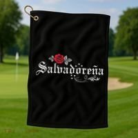 El Salvador SalvadoreñA Golf Towel thumb 1