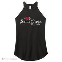 El Salvador SalvadoreñA Women's Perfect Tri Rocker Tank thumb 0
