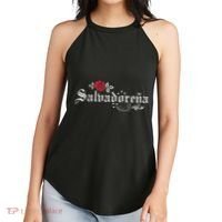 El Salvador SalvadoreñA Women's Perfect Tri Rocker Tank thumb 2