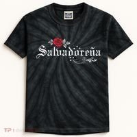 El Salvador SalvadoreñA Kids Tie-Dye T-Shirt thumb 0