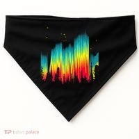 Electric Sky Space Galaxy Night Shade USA-Made Doggie Bandana thumb 0