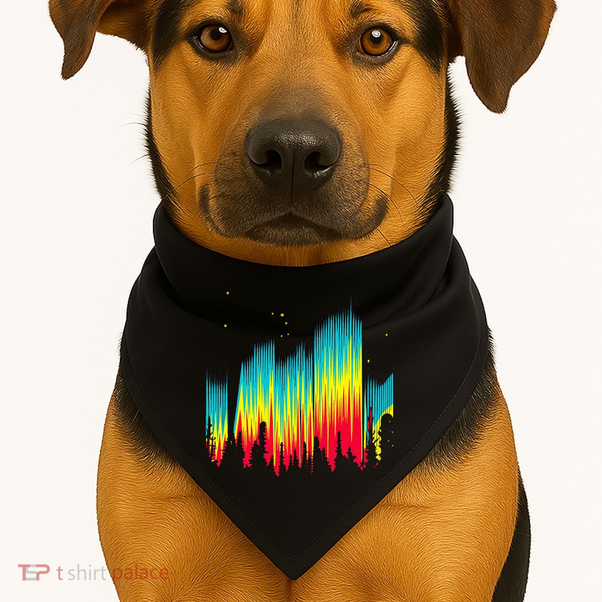 Electric Sky Space Galaxy Night Shade USA-Made Doggie Bandana